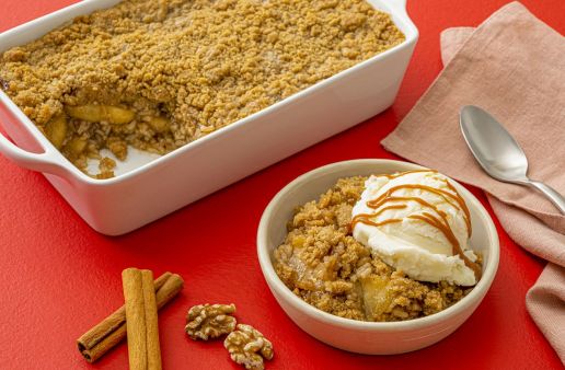 apple cinnamon rice crisp