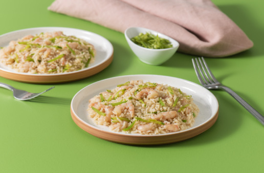 Asian Shrimp Salad with Jasmine RIce