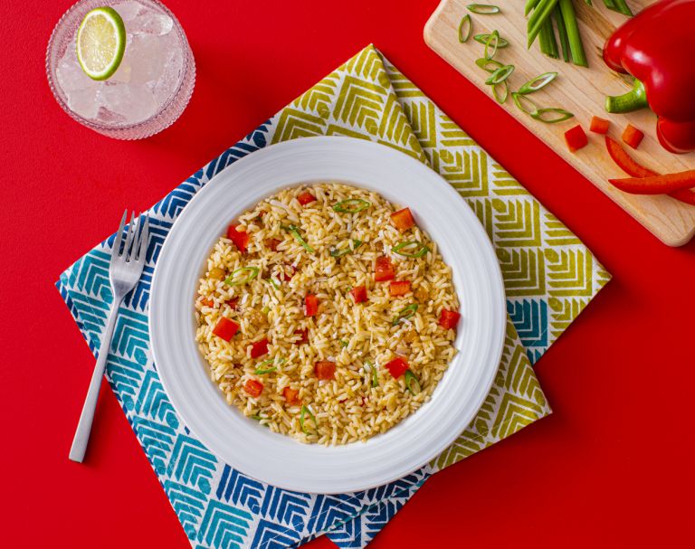 Coconut Curry Mango Rice