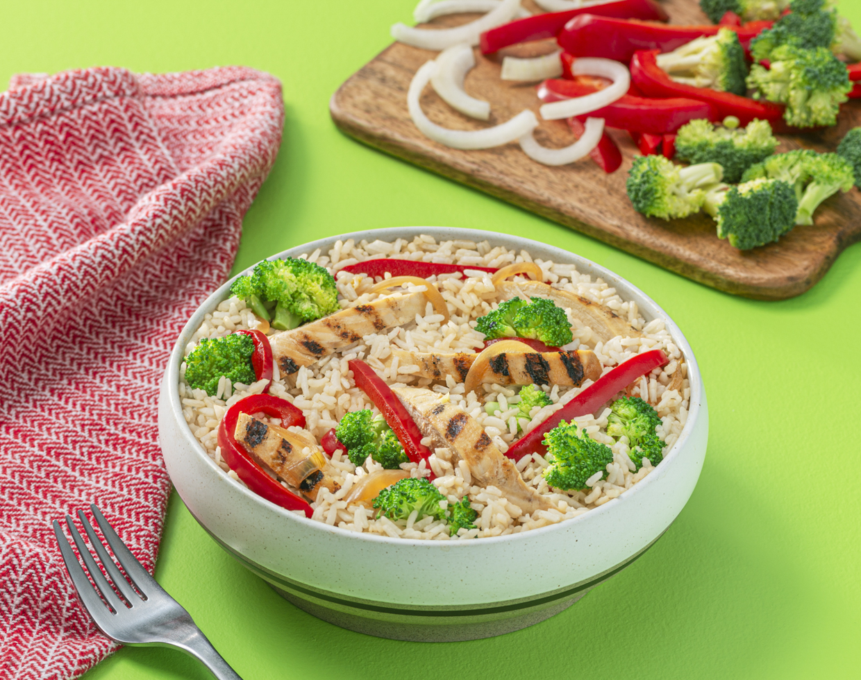 20 Minute Chicken and Rice Stir-Fry