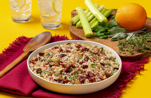 Cranberry Pecan Brown Rice Stuffing