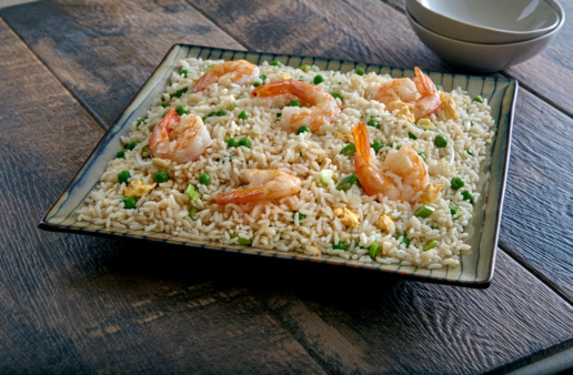 Easy Sesame Shrimp Fried Rice