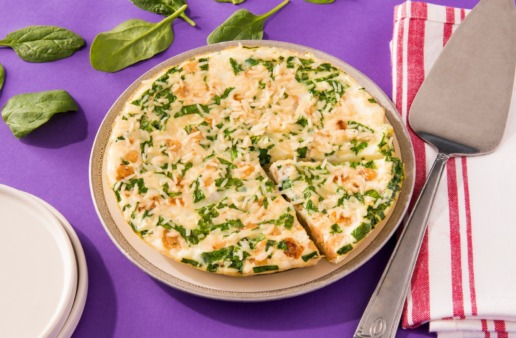 frittata-with-egg-whites-sausage-spinach-and-white-rice