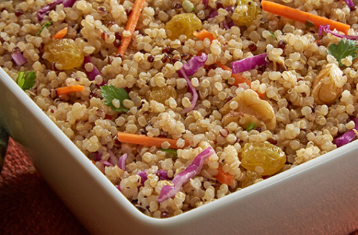 Quinoa Carrot Walnut Salad
