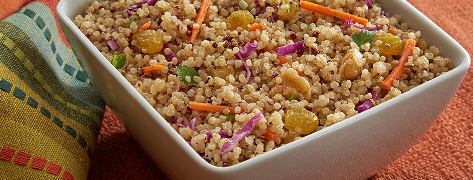 Quinoa Carrot Walnut Salad