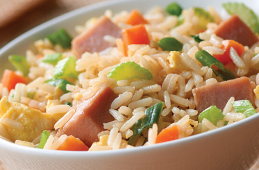Speedy Ham Fried Rice