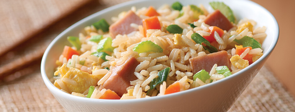 Speedy Ham Fried Rice