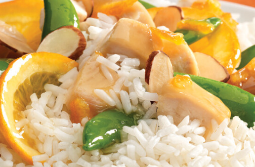 Yummy Orange Chicken and Rice