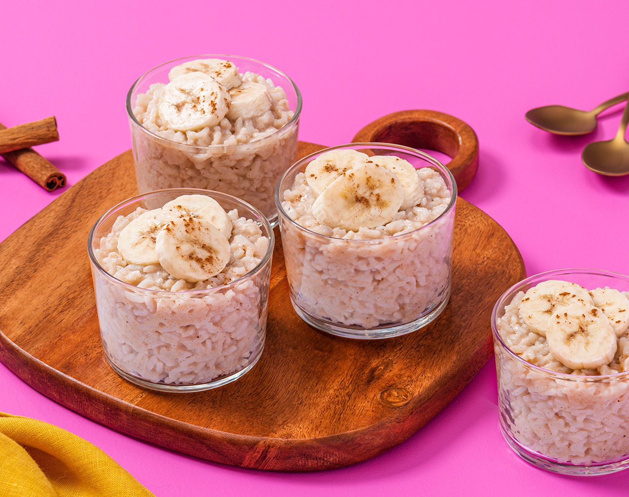 Oat Milk Banana Rice Pudding