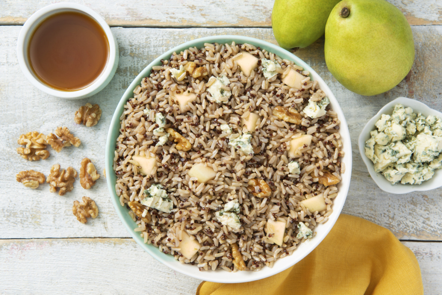 Pear and Walnut Salad with Quinoa