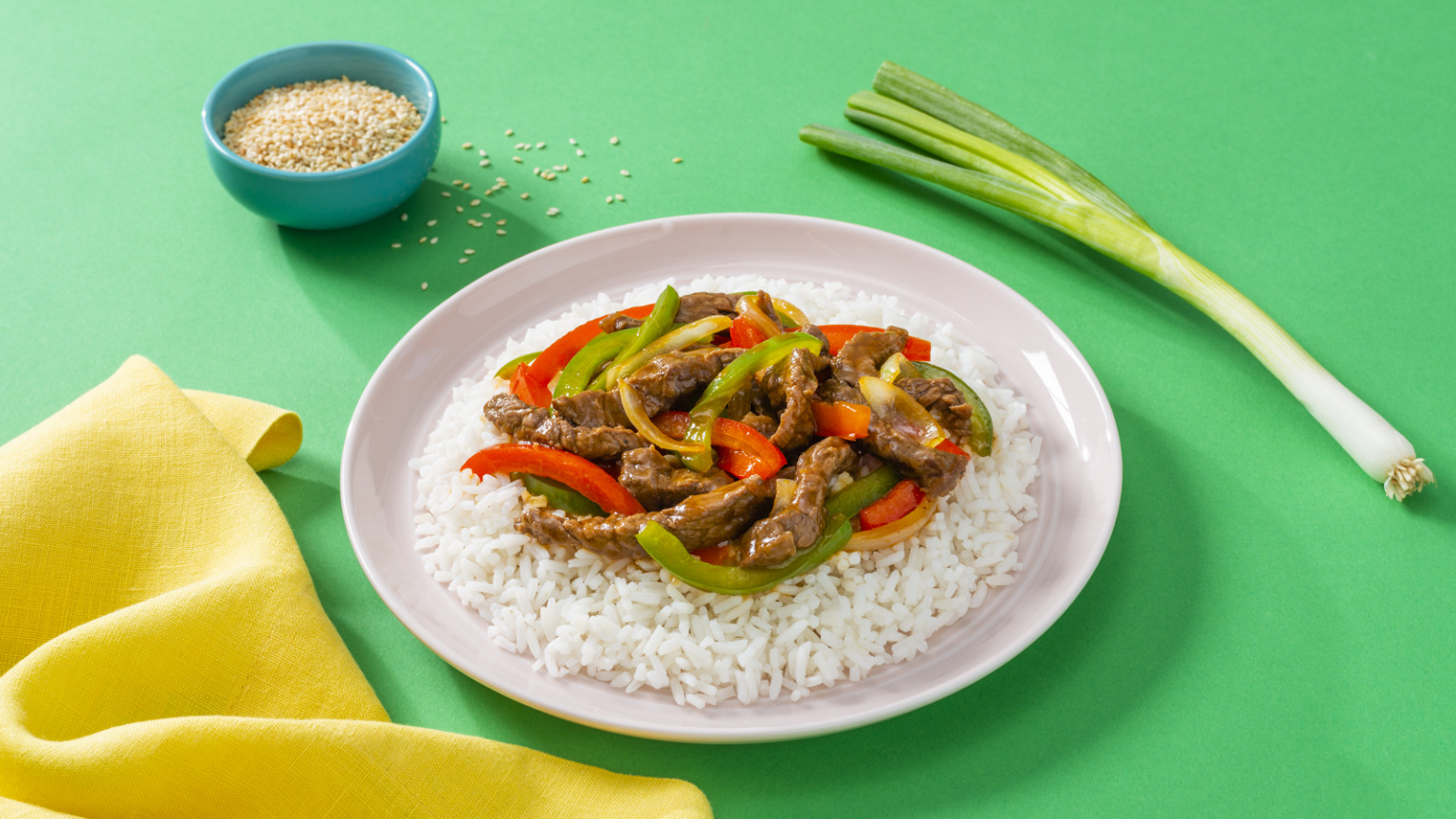 Teriyaki Pepper Steak
