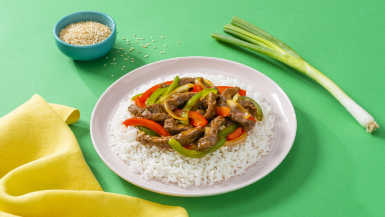 Teriyaki Pepper Steak