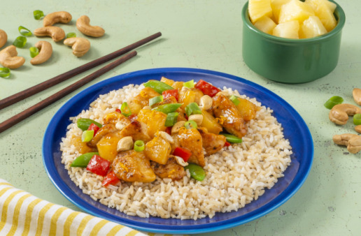 Pineapple-Orange-Chicken-with-Brown-Rice