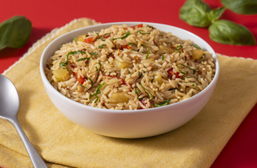 pineapple basil chicken and rice recipe