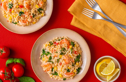 Shrimp and Corn Risotto