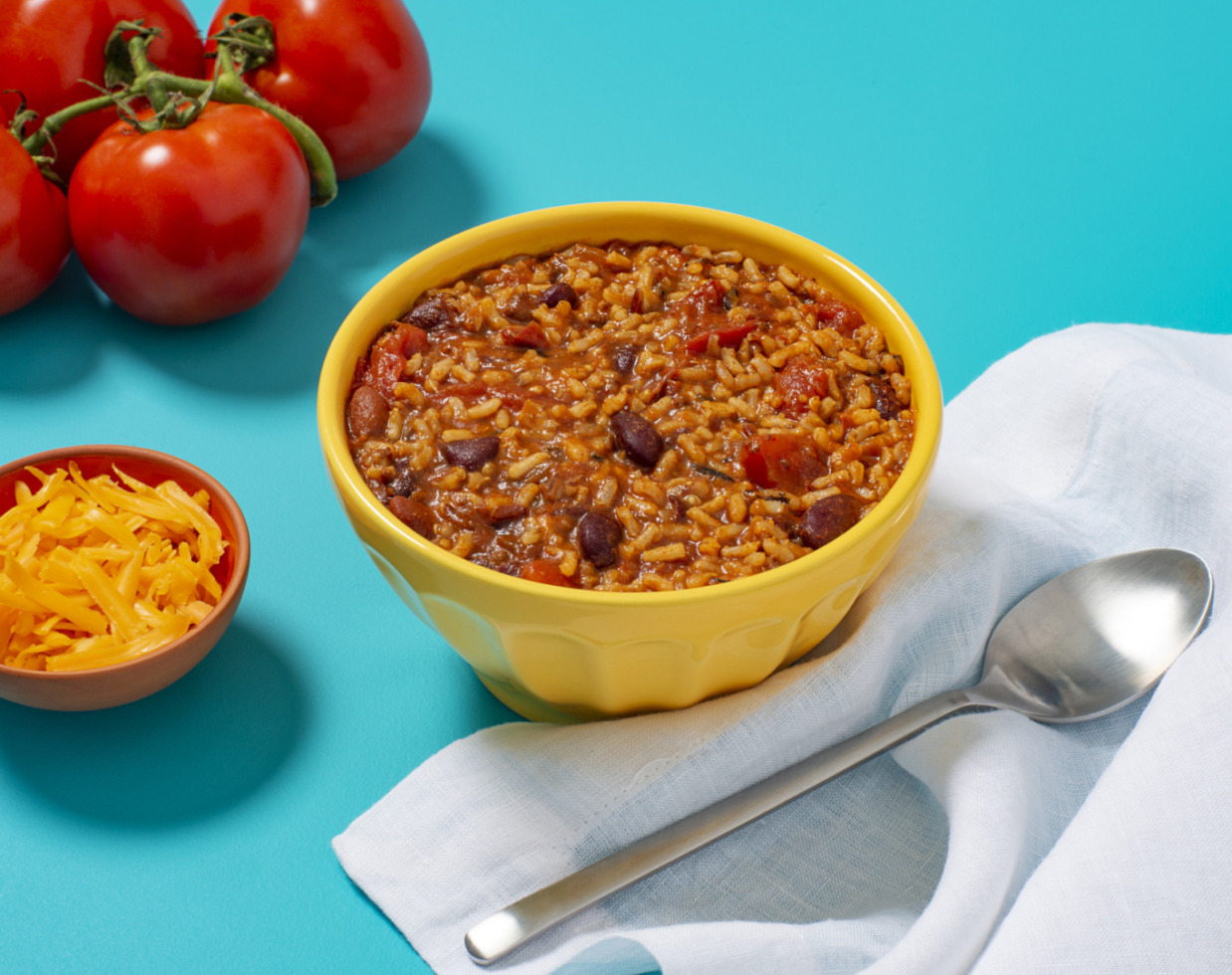 Vegetarian Chili With Rice and Quinoa