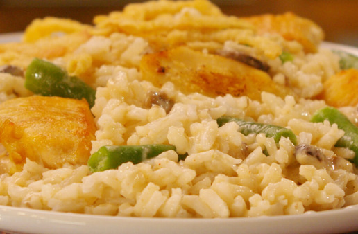 Green Bean Chicken and Rice Dinner