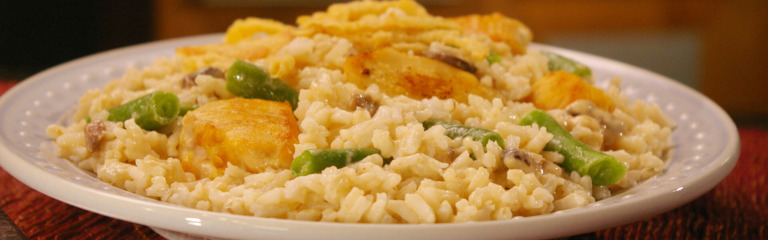 Green Bean, Chicken and Rice Dinner