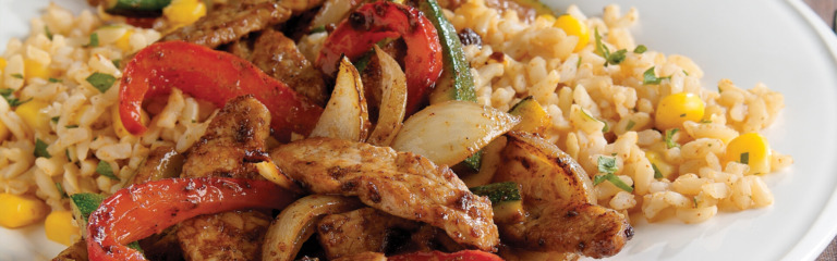 Mexican Pork with Vegetable Rice