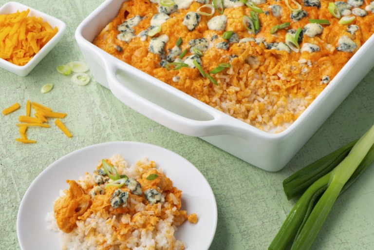 Buffalo Cauliflower Casserole