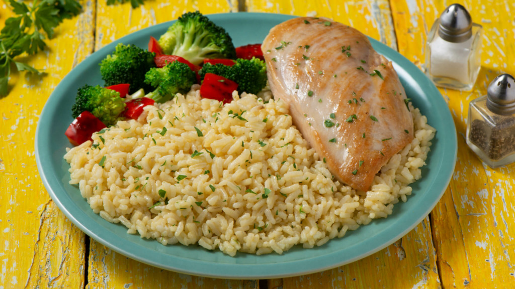 15 Minute Chicken and Rice Dinner