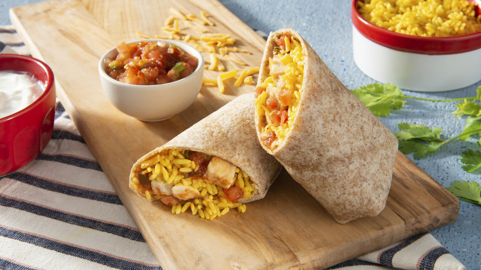 Chicken and Rice Burrito