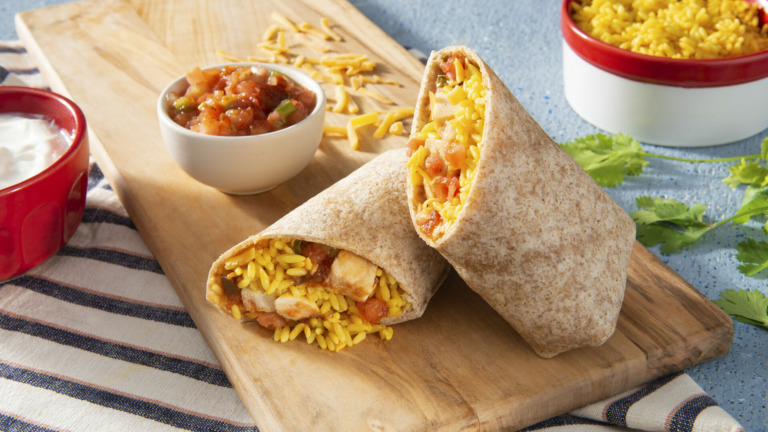 Chicken and Rice Burrito