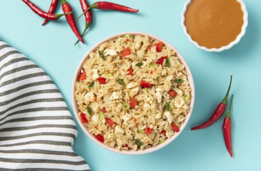 Thai Tofu Rice Salad