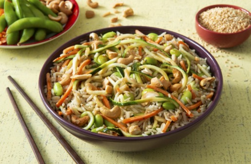 jasmine-rice-bowl-with-zucchini-noodles-edamame-and-carrots