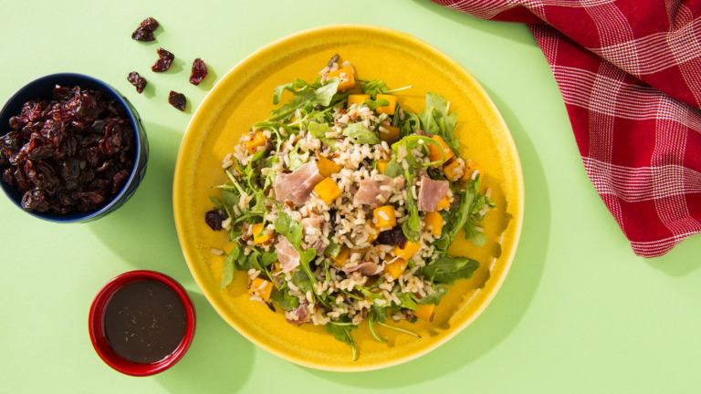 Arugula, Rice and Quinoa Thanksgiving Salad