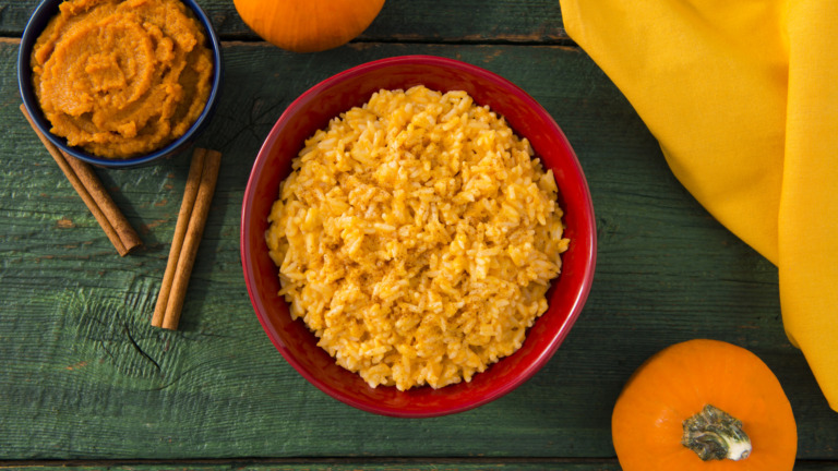 Pumpkin Pie Rice Pudding