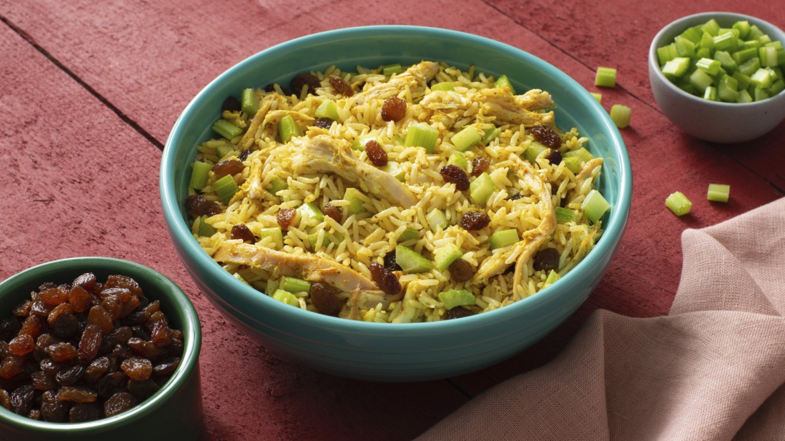 Chicken Curry Rice Salad