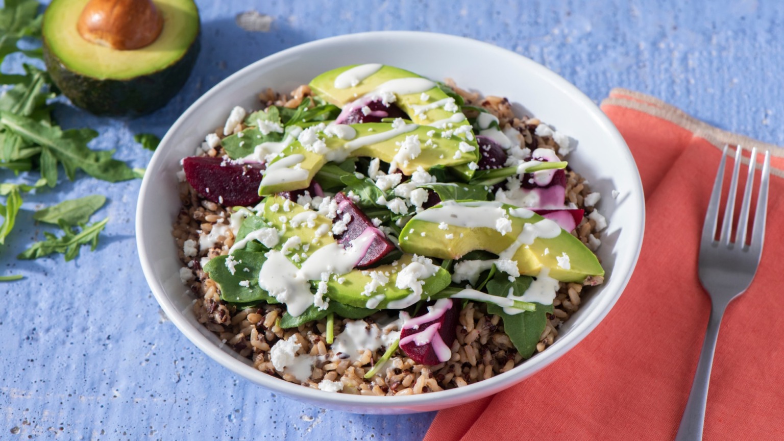 Beet and Multi-Grain Salad