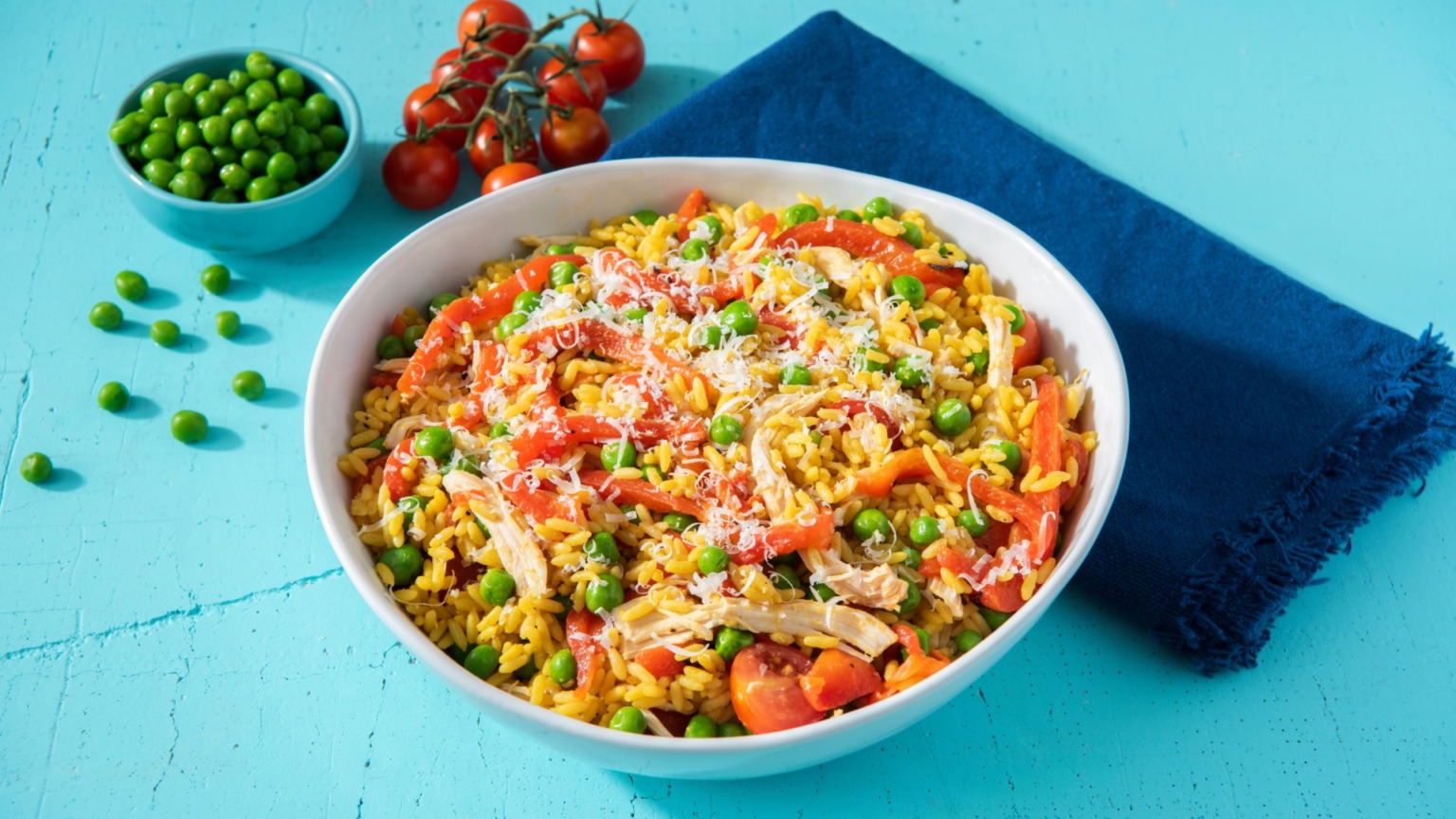 Chicken and Manchego Cheese Rice Bowl