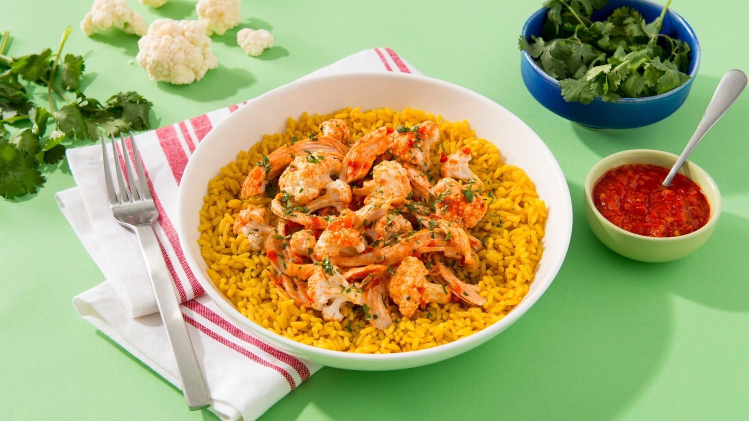 Harissa Chicken and Cauliflower Rice