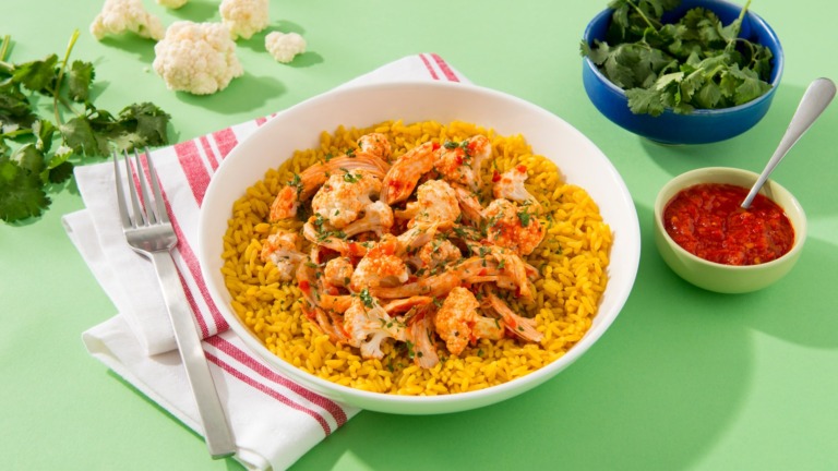Harissa Chicken and Cauliflower Rice
