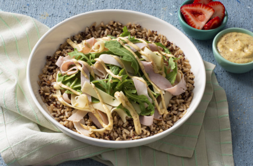 rice-bowl-inspired-in-monte-cristo-sandwich-with-arugula