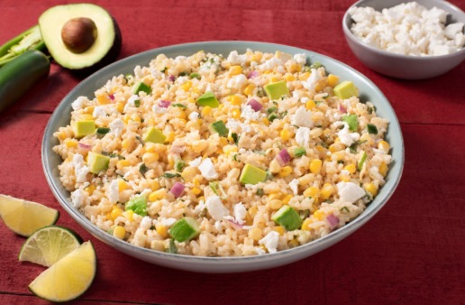 mexican-street-corn-rice-salad-with-jasmine-rice-avocado-and-jalapeño-peppers