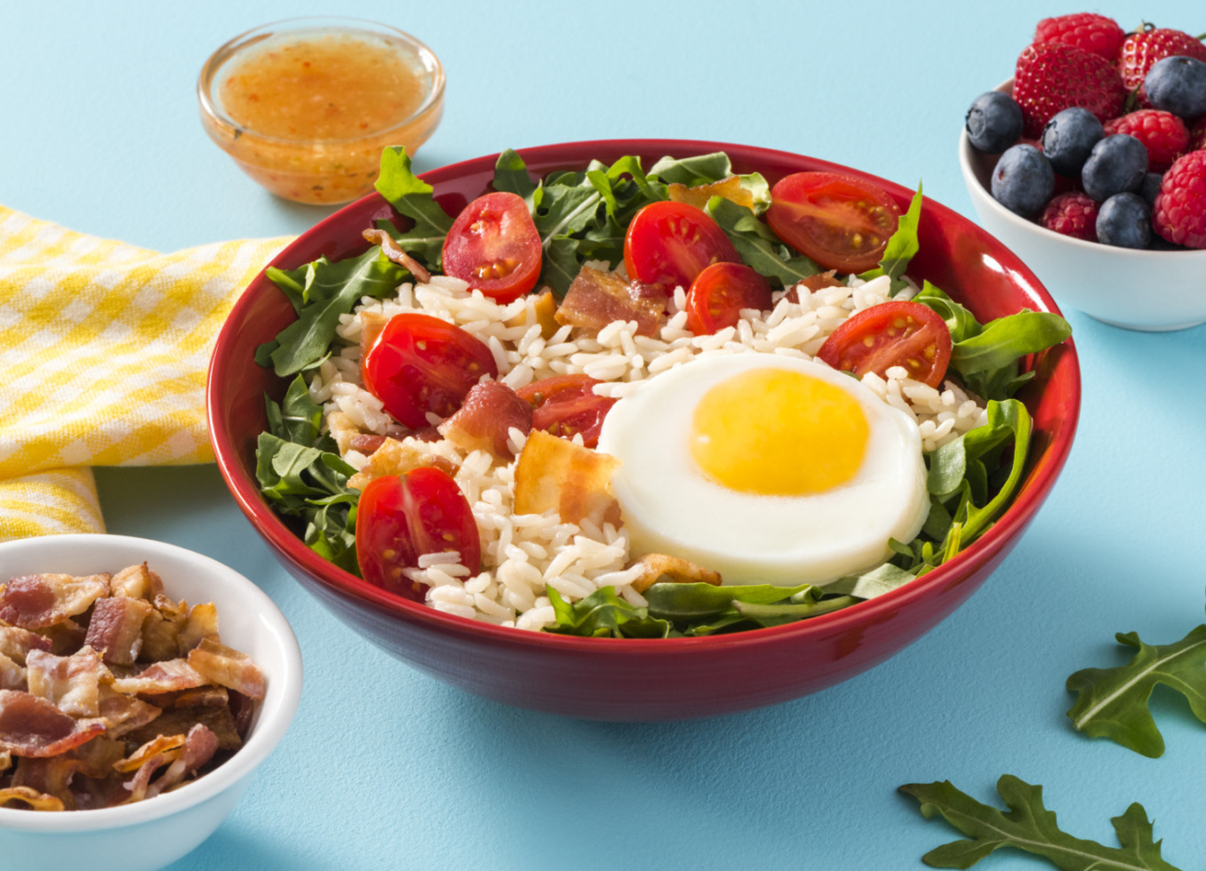 Bacon and Egg Rice Salad