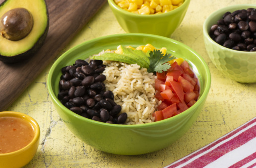 vegetarian-mexican-cobb-salad-with-jasmine-rice-black-beans-avocado-and-tomatoes