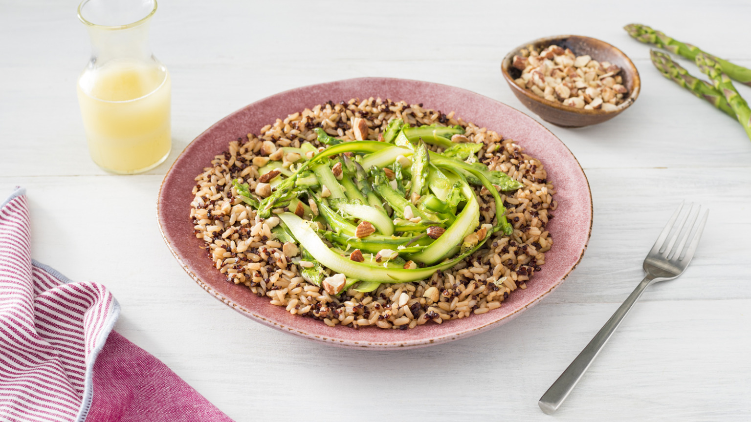 Asparagus Lemon Whole Grain Bowl