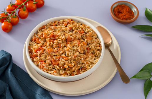 spicy-pulled-pork-with-brown-and-wild-rice