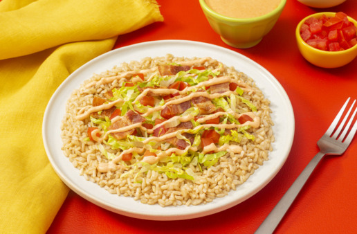 blt-bowl-with-brown-rice-and-sriracha