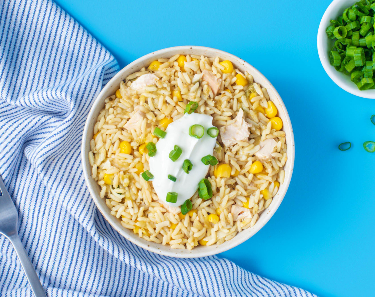 Salsa Verde Chicken and Rice