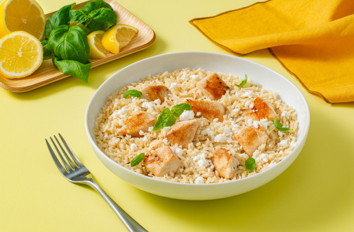 Chicken Rice With Feta