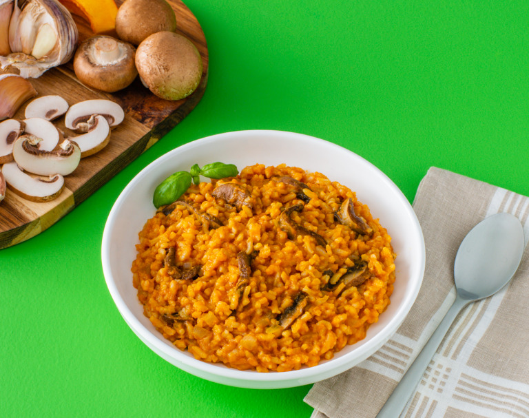 Pumpkin Mushroom Risotto