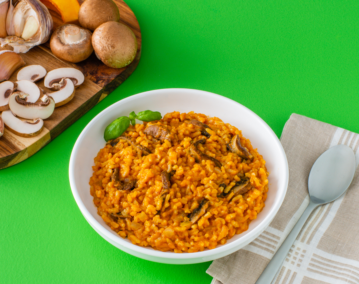 Pumpkin Mushroom Risotto