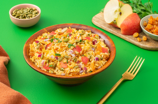 Pumpkin Apple Walnut Harvest Rice