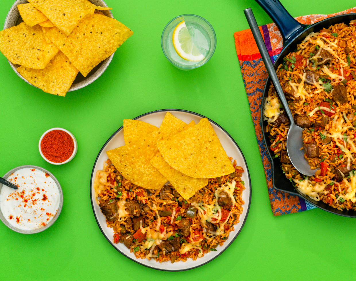 Beef Enchilada Rice
