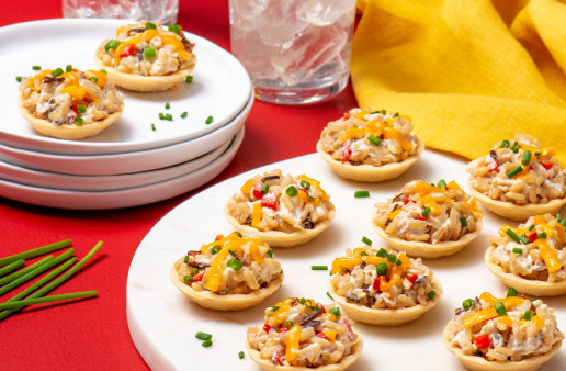 Cheesy Chicken and Wild Rice Bites